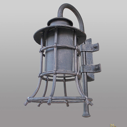 Wandleuchte  geschmiedete Lampe KLASSIK GLOCKE  Auenleuchte